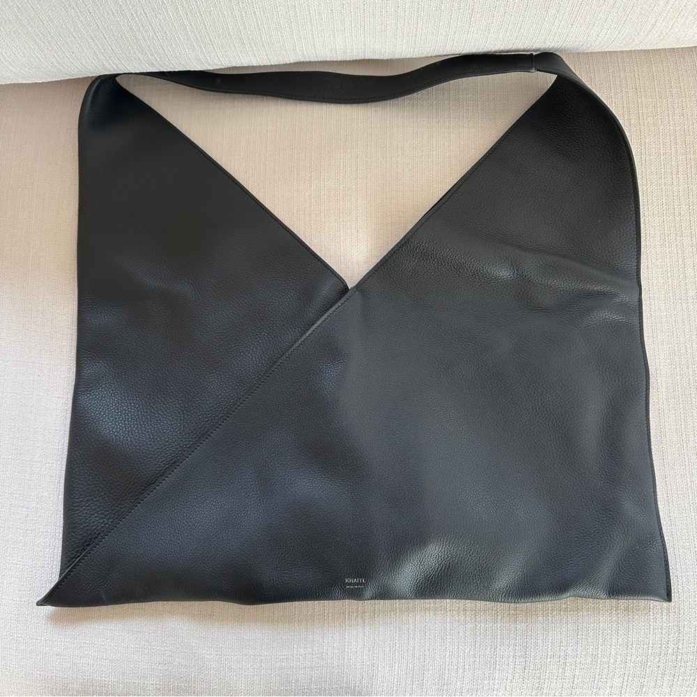 Khaite Sara Tote Black Leather